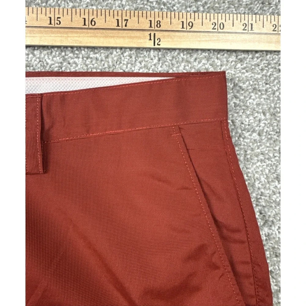 Callaway Golf Pants Men 40x30 Brick Red Micro Check Performance Stretch - Picture 3 of 9